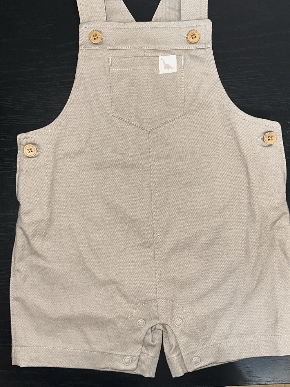 Carter's Neutral Beige Shortall One-Piece